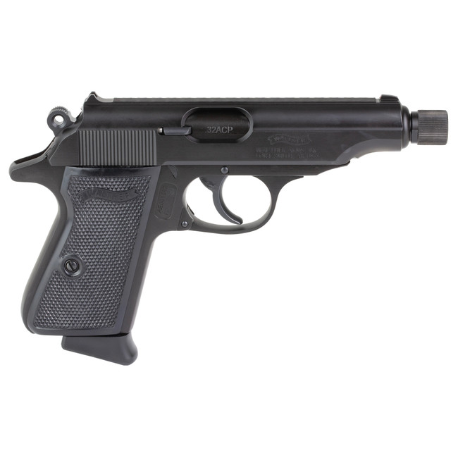 Walther PP SD Pistol 32 ACP 3.9" Black Threaded Barrel 8 rd. - 4796063 - 723364231285