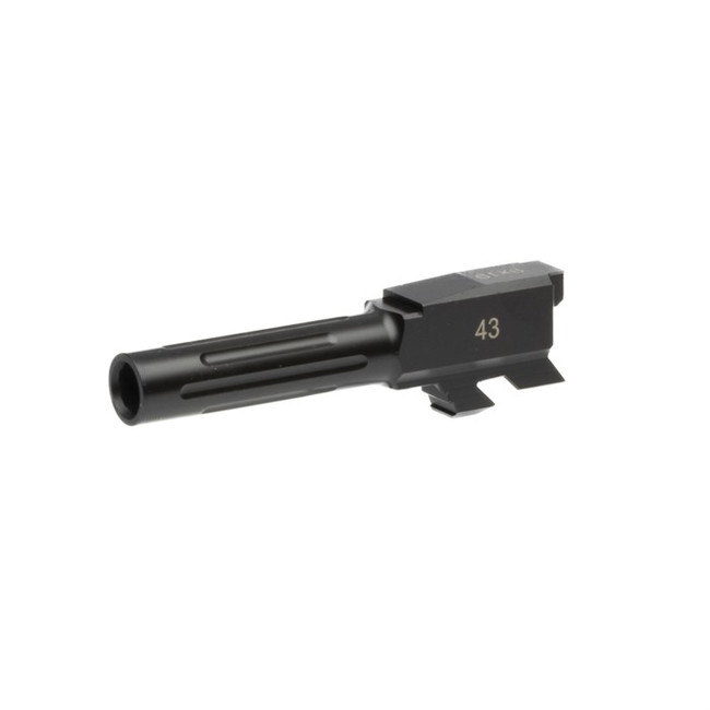 Brownells Brn Pistol Fluted G43 9mm Luger 3.41in Barrel Glock 43