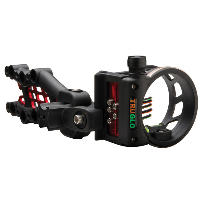 TruGlo Carbon Hybrid Sight Black 5 Pin .019 RH/LH - TG7415B - 788130021514