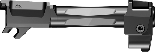 Radian Weapons R0869 Ramjet + Afterburner Combo  Fits Glock 43 Black/Gray Stainless Steel