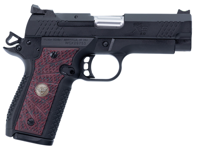 Wilson Combat EDC X9 2.0 9mm Luger 4" 15+1 Cherry G10 Grips