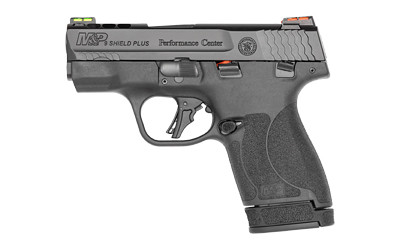 Smith & Wesson 13255 Performance Center M&P Shield Plus EDC 9mm Luger 3.10" Ported 10+1,13+1 Black Matte Black Armornite Stainless Steel Ported Slide Black Polymer Grip (Manual) FO Sights - 13255 - 022188886535