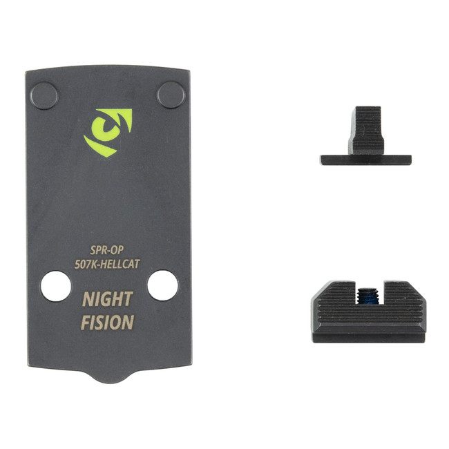 Night Fision NF PLATE BS 507K SPGFLD HELLCAT Optic Plate Co Witness for Holosun 507K