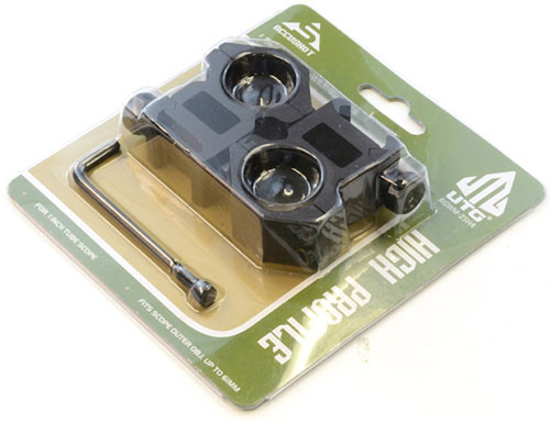 UTG Pro Rings 1 High Profile Aluminum for 1in Weaver Picatinny