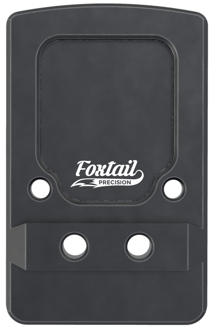 Foxtail Precision 100013 Rear Sight Dovetail Optic Adapter Plate Non Mos Glock Rmr Sro Holosun Footprint