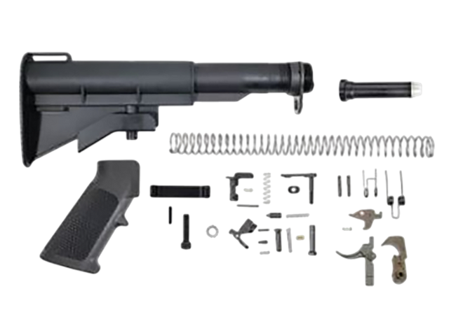 DPMS DP51655141530  CAR-15 LOWER BUILD KIT BLK