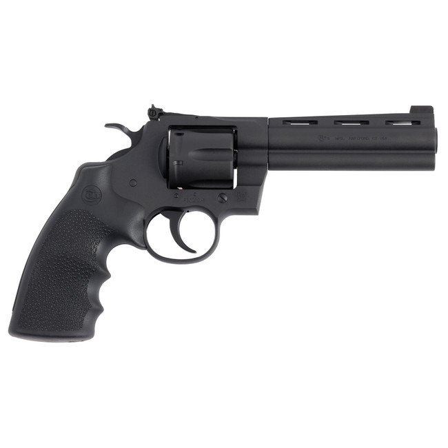 Colt Python Revolver 357 Mag 5 in. Matte Blue Hogue Grip 6rd. - PYTHONBM5RNS - 098289003676