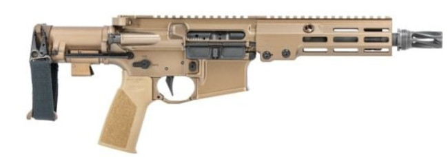 Geissele GDP 5.56x45mm NATO 8 Inch 1 Round DDC Finish Semi Auto Pistol