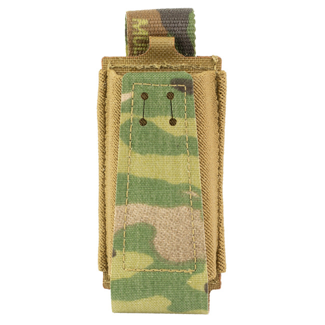 SINGLE PISTOL MAG POUCH W/BUNGEE RETENTION MULTICAM - GEAR-SPMP-BR-MC - 850056753357