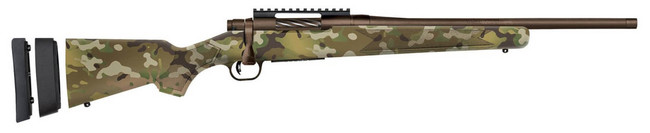 Mossberg Patriot Super Bantam Carbine Rifle 350 Legend 18 in 4 Rounds Multicam Brown Cerakote