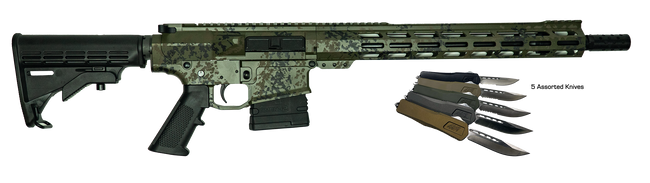 GLFA GL10 LGRN-BUNDLE 308 AR10   RIFLE  LICHEN-GRN