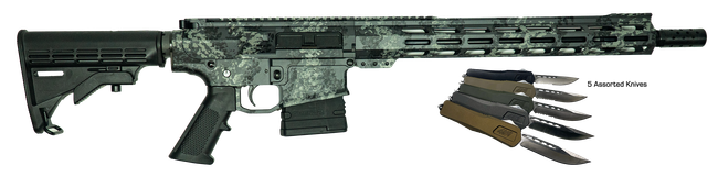 GLFA GL10 LGRY-BUNDLE 308 AR10   RIFLE  LICHEN-GRY
