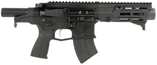 Maxim Defense MXM50801 PDX 505-SPS 7.62x39mm Caliber with 5.50" Barrel, 20+1 Capacity, Black Metal Finish, Black Polymer Grip