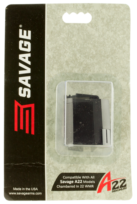 Savage A22 10rd Rotary Magazine 22 WMR High Strength Polymer 47205
