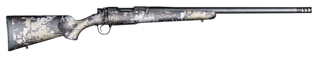Christensen Arms 8010627600 Ridgeline FFT 6.5 PRC 3+1 18" Carbon Fiber/Threaded Barrel, Black Nitride, Sitka Elevate II Camo Stock