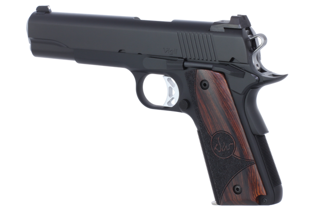 CZ Dan Wesson Vigil .45 ACP 5" Barrel 8rd Duty Finish Wood Grips