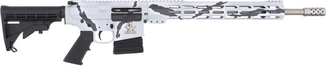 Great Lake Firearms GLFA AR10 6.5 Creedmoor 20" 10-Round Pursuit Snow Camo