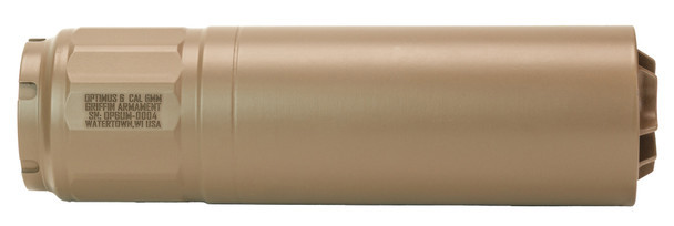 Griffin Armament Optimus 6 Utility Mount 6mm FDE Suppressor