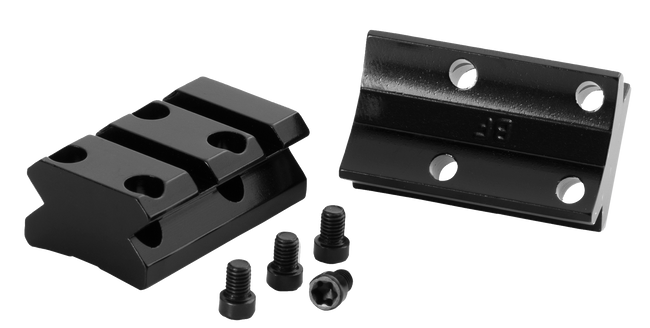 Browning X Bolt Weaver Style Two Piece Scope Base Gloss Aircraft Grade Aluminum X Lock Compatible