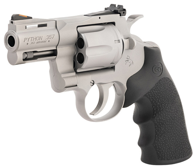 Colt Python Shooter's Model 357 Mag 3" 6rd Stainless Hogue Revolver