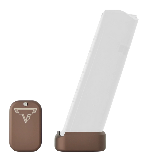Taran Tactical +3/+4 Base Pad for Glock 9mm/40 Coyote