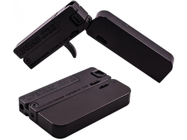Trailblazer Firearms LC1 Lifecard Pistol - Black | .22 LR | 2.5" Barrel | Single Shot | All Aluminum