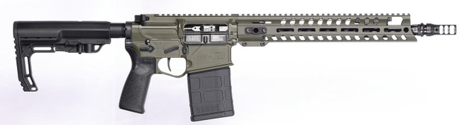 Patriot Ordnance Factory Rogue 308 Winchester 13.75in 20rd OD Green - 02065 - 847313020659