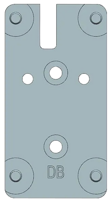 Beretta EUS03050 90/92 Silver Red Dot Optic Mount for Burris Vortex Docter