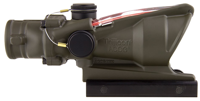 Trijicon Acog Od Green 4x32 Illuminated Red Chevron Bdc Reticle .223/5.56