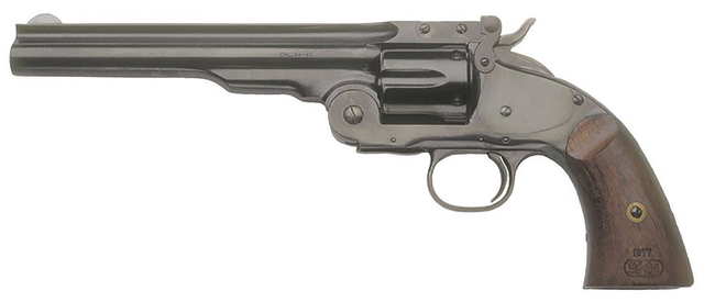 Cimarron Model No.3 Schofield Revolver 45 Long Colt 7 in. Matte Black 6 Shot