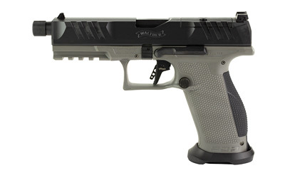 Walther Arms 2877503 PDP Pro SD 9mm Luger 18+1 5.10" Threaded Barrel, Black Optic Cut/Serrated Slide, Tungsten Gray Polymer Frame with Pic. Rail, Performance Duty Grip, Flared Magwell - 2877503 - 723364230004