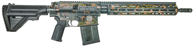 Heckler & Koch MR762A1 7.62x51mm 16.5in 4x10rd Flecktarn 75th Anniversary