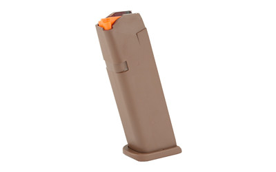 Glock G17 17rd 9mm Luger Flat Dark Earth Polymer Magazine Fits Glock 17 34 - 47459 - 764503027352