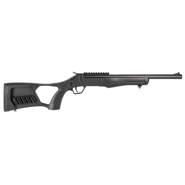 Rossi Poly Survival Rifle Kit, 410 Bore, 16.5in. Barrel, 1rd, Incl. Stow & Go Bag - Black (SSPS45BKIT) - SSPS45BKIT - 754908900404