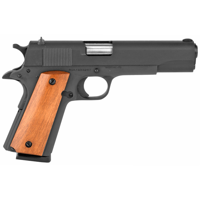 Rock Island Armory GI Standard FS 1911 Pistol - Black | .45ACP | 5" Barrel | 8rd - 51421 - 4806015514213