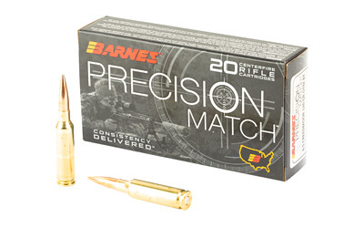 Barnes Bullets Precision Match 6.5 Creedmoor Open Tip Match 140 Grain 20 Rounds - 30166 - 716876022472