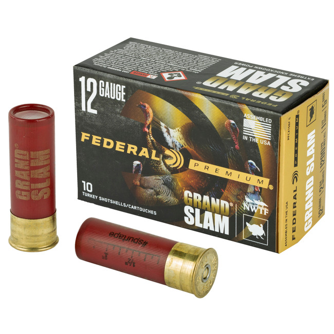 Federal Premium Grandslam 12 Gauge 5 Shot 1.5 Ounce 10 Rounds - PFCX156F5 - 604544628098