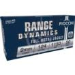 Fiocchi Pistol Shooting Dynamics Handgun Ammunition 9mm Luger 124 gr FMJ 1150 fps 1000/Case (20-50/ct Boxes)