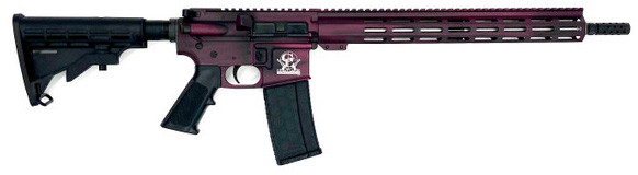 Glfa Ar-15 223wyl 16 Battleworn Blk Cherry 30