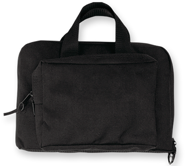 Bulldog BD915 Deluxe Mini Range Bag Black Water-Resistant Outer Shell, Inside Ammo & Magazine Pockets, Outer Storage Pockets