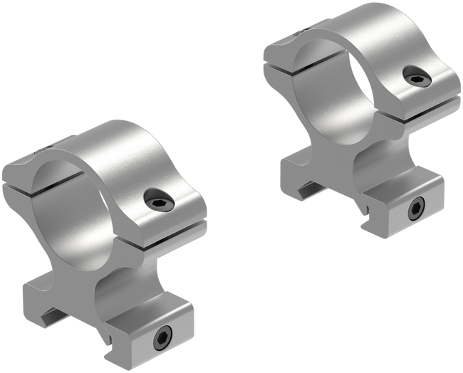 Leupold Rifleman Detachable Scope Rings Silver 1 in High for 11mm 13mm 3 8 Dovetail