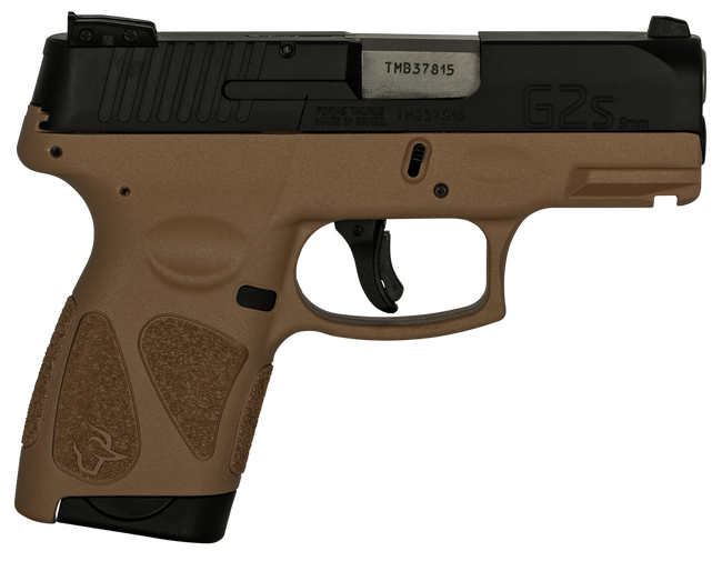 Taurus G2S 9mm Luger 3.26 Inch 7 Round Tan Polymer Frame Matte Finish