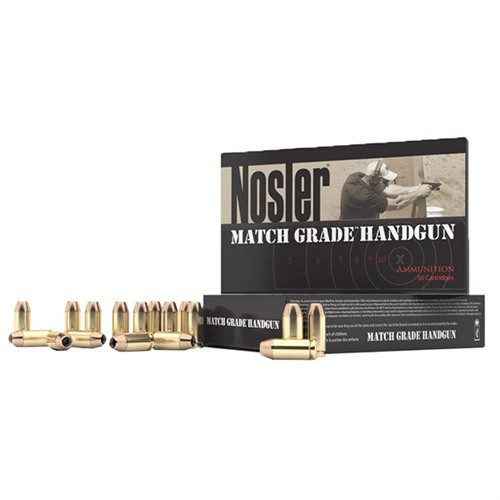 Nosler Match Grade Handgun Ammunition 40 S&W 150 gr. HG JHP 50 rd.