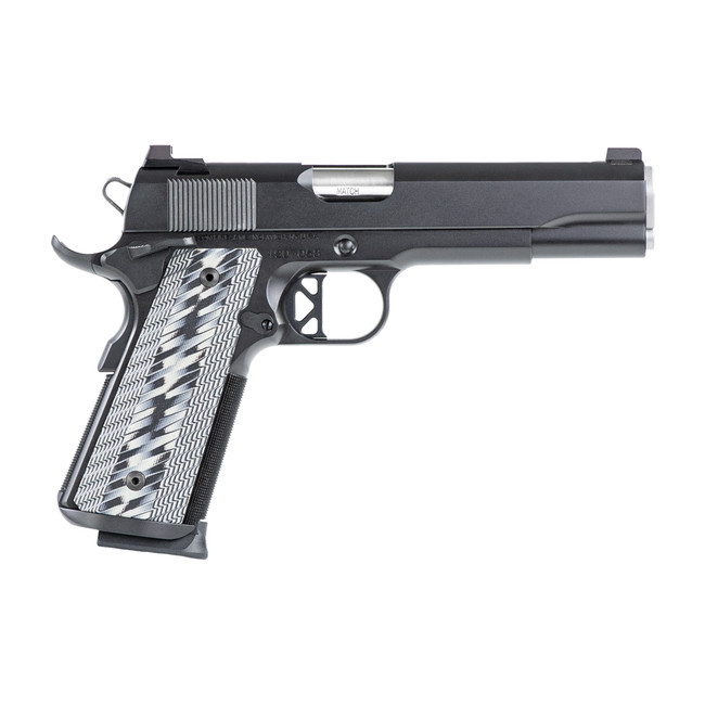 Dan Wesson 01823 Valor  45 ACP 8+1 5" Stainless Steel Barrel, Black Duty Serrated Stainless Steel Slide & Frame w/Picatinny Rail & Beavertail, Gray G10 Grip, Ambidextrous - 01823 - 806703018232