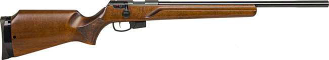 Anschutz 1761 MPR 22 Long Rifle, 21in. Barrel, 5rd, Wood Monte Carlo Stock & 2-Stage Trigger - Black (NPN: 15539)