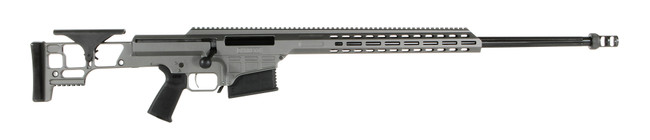 Barrett MRAD SMR 300 Norma Magnum 26in 10rd Gray Suppressor Compatible Muzzle Brake 7 Slot MLOK Rail