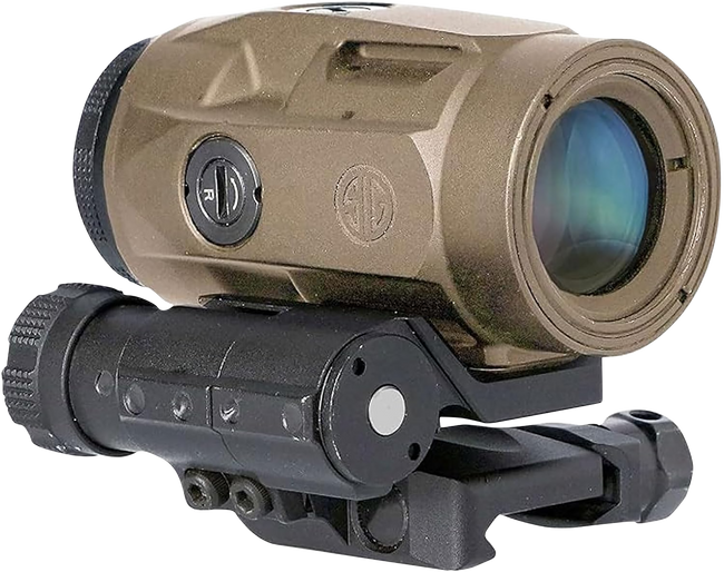 Sig Sauer Juliet3 Micro Magnifier 3x 22mm Flat Dark Earth Flip Mount