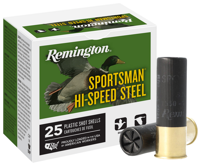 Remington Sportsman Hi-Speed Steel Loads 12 ga. 3 in. 1 3/8 oz. BB Shot 25 rd.