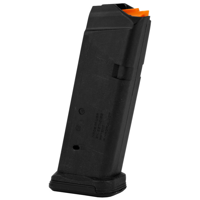 Magpul MAG550BLK PMAG GL9 15rd 9mm Luger Compatible w/Glock 19 Black Polymer - MAG550BLK - 840815101369