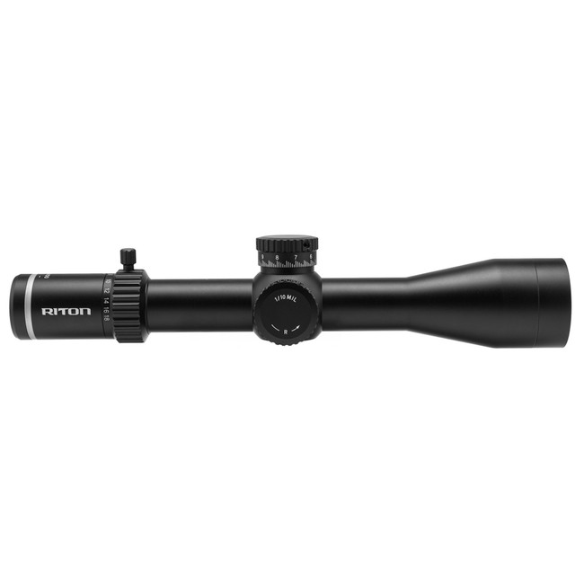 Riton 7 Conquer 3-18x50 Focal Plane Rifle Scope Illuminated Reticle Hd Glass 46 Mrad Zero Stop - 7C318LFI23 - 850041390154